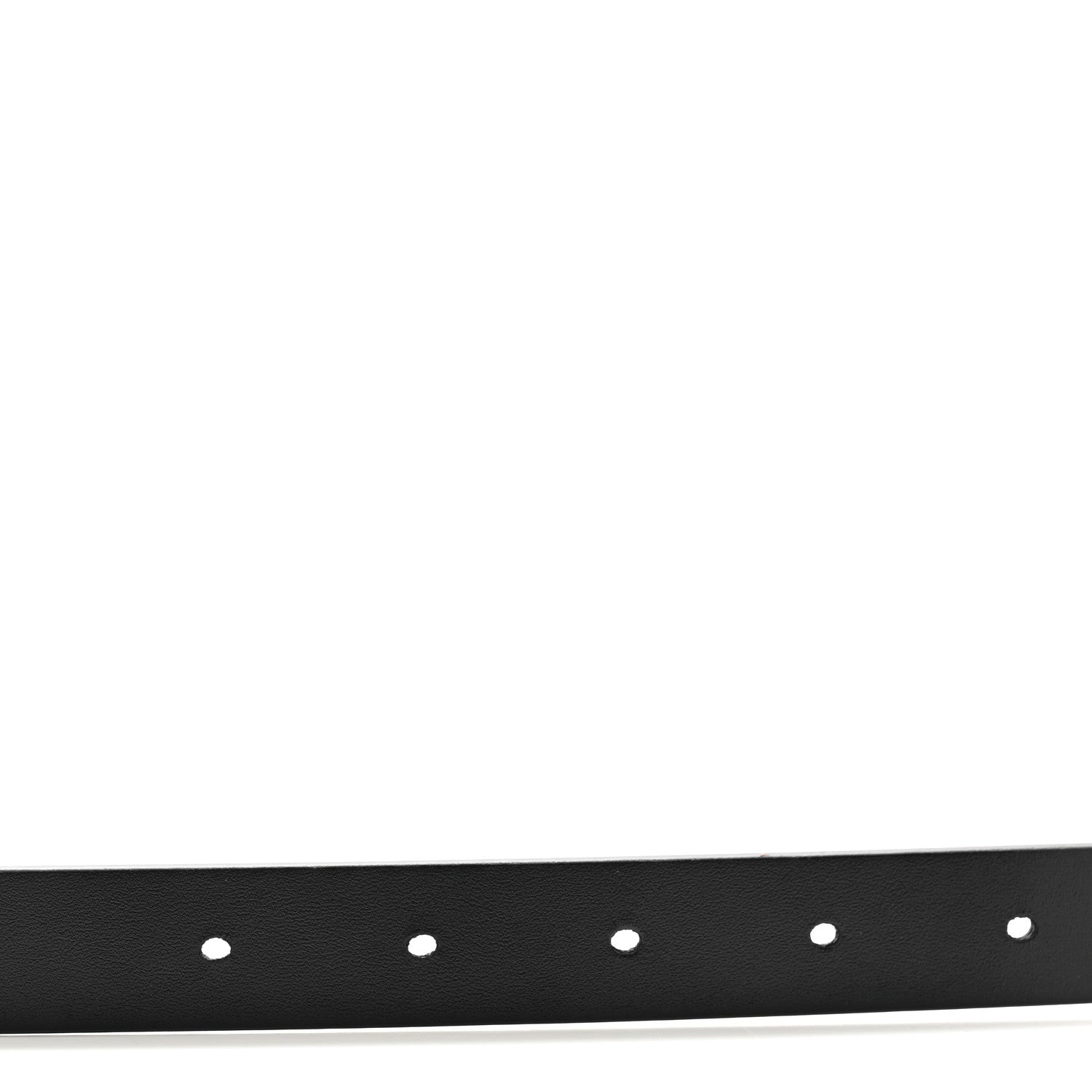 Christian Dior Calfskin Saddle Belt 95 38 Black 6 of 7