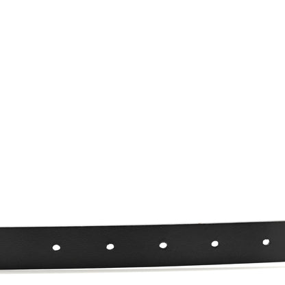 Christian Dior Calfskin Saddle Belt 95 38 Black 6 of 7
