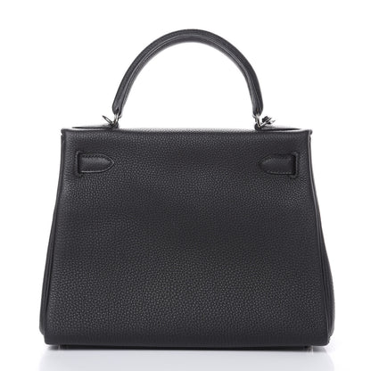 Hermes Togo Kelly Retourne 28 Black 5 of 32