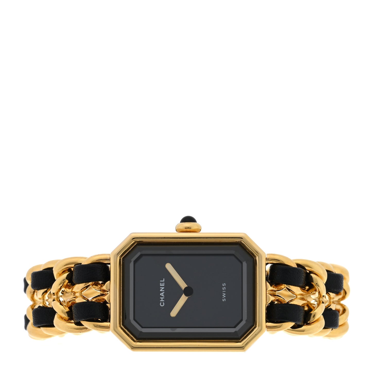 Stainless Steel Lambskin 20mm Chain Premiere Quartz Watch Gold M