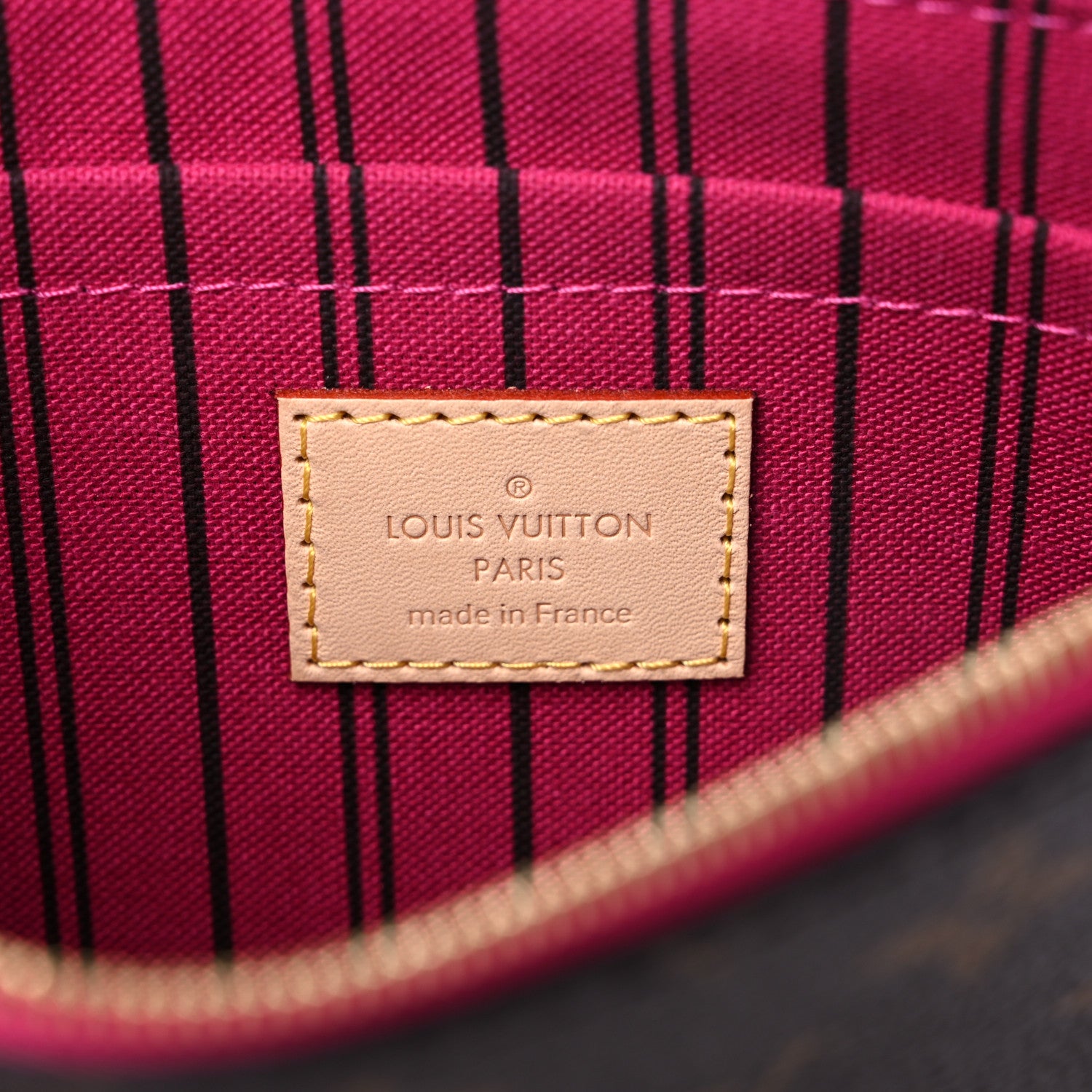 Louis Vuitton Monogram Neverfull MM GM Pochette Pivoine 6 of 6