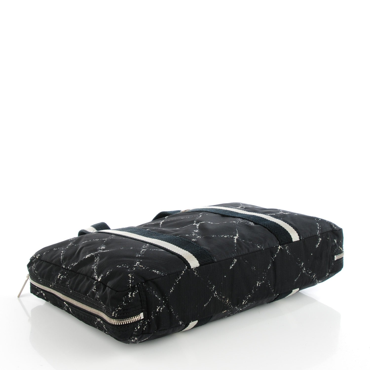 Chanel Nylon Travel Laptop Bag Black 4 of 9