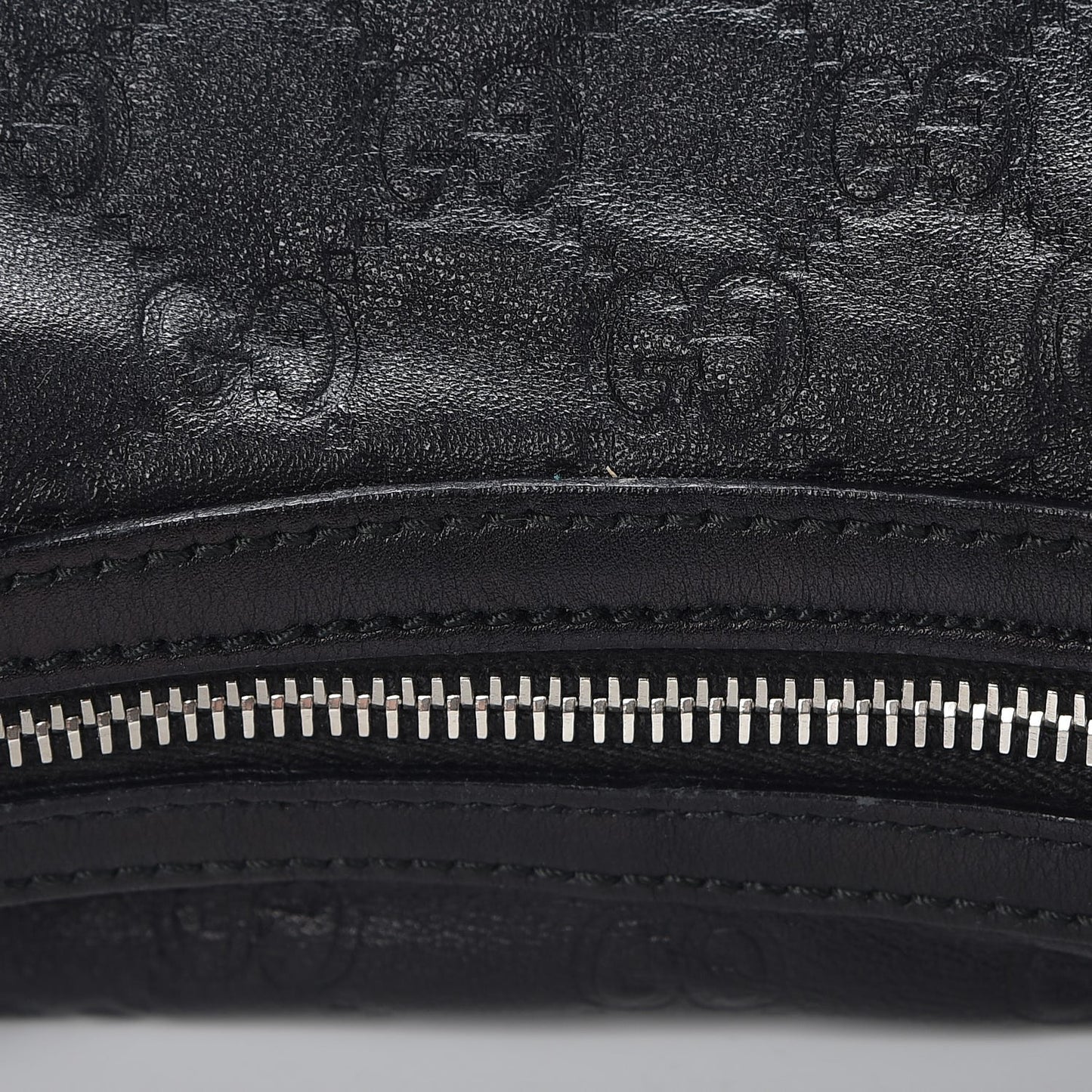 Guccissima Medium GG Twins Hobo Black