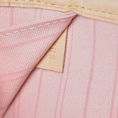 Louis Vuitton Damier Azur Neo Neverfull MM Rose Ballerine 9 of 9