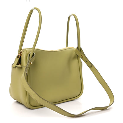 Prada Soft Calfskin Darling Shoulder Bag Pistachio 2 of 8