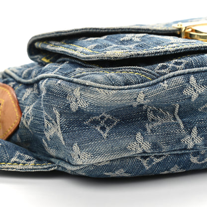 Louis Vuitton Monogram Denim Bum Bag Blue 8 of 9
