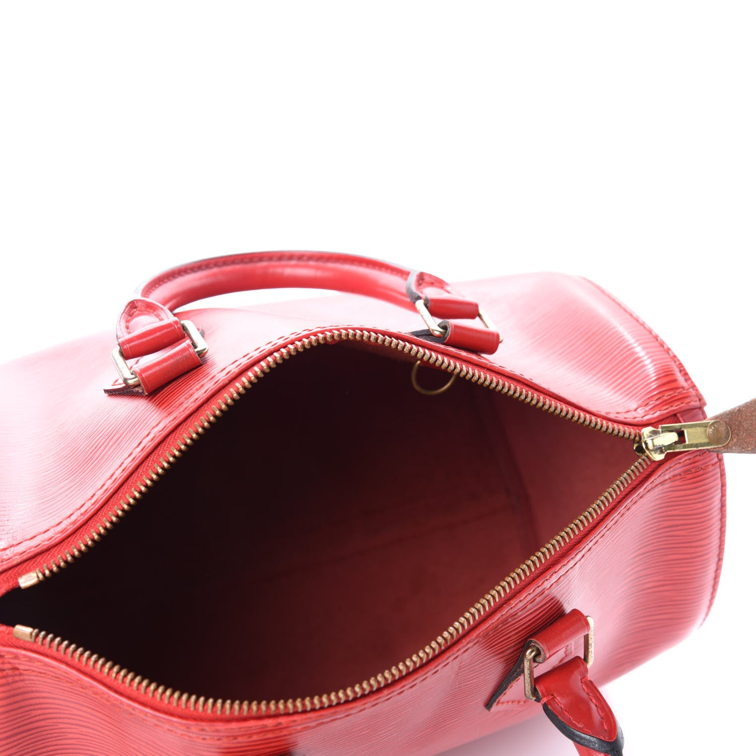 Louis Vuitton Epi Speedy 25 Castillan Red 5 of 18