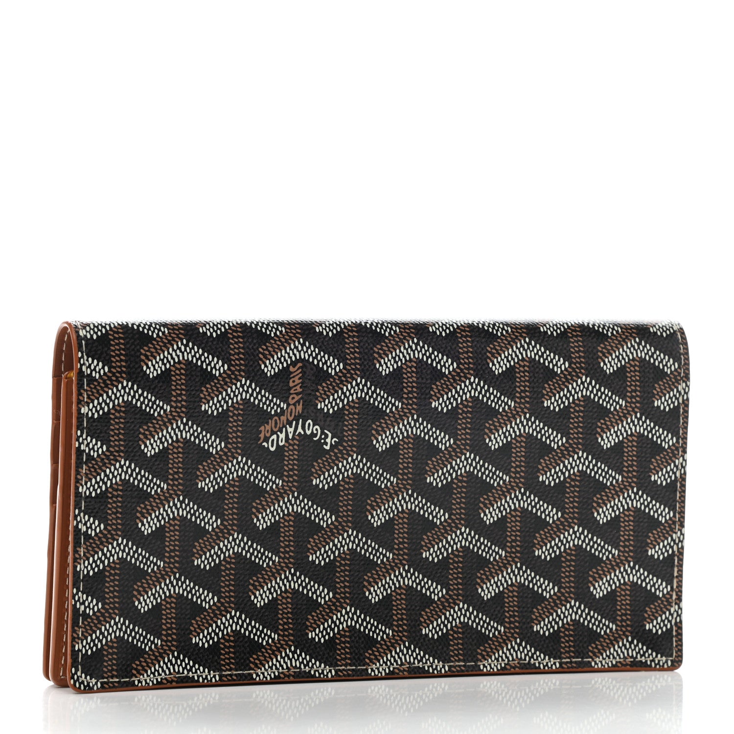 Goyard Goyardine Long Bi-Fold Wallet Black Gold 3 of 7