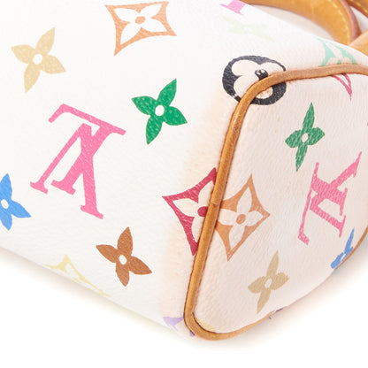 Louis Vuitton Monogram Multicolor Mini Sac HL Speedy White 5 of 8