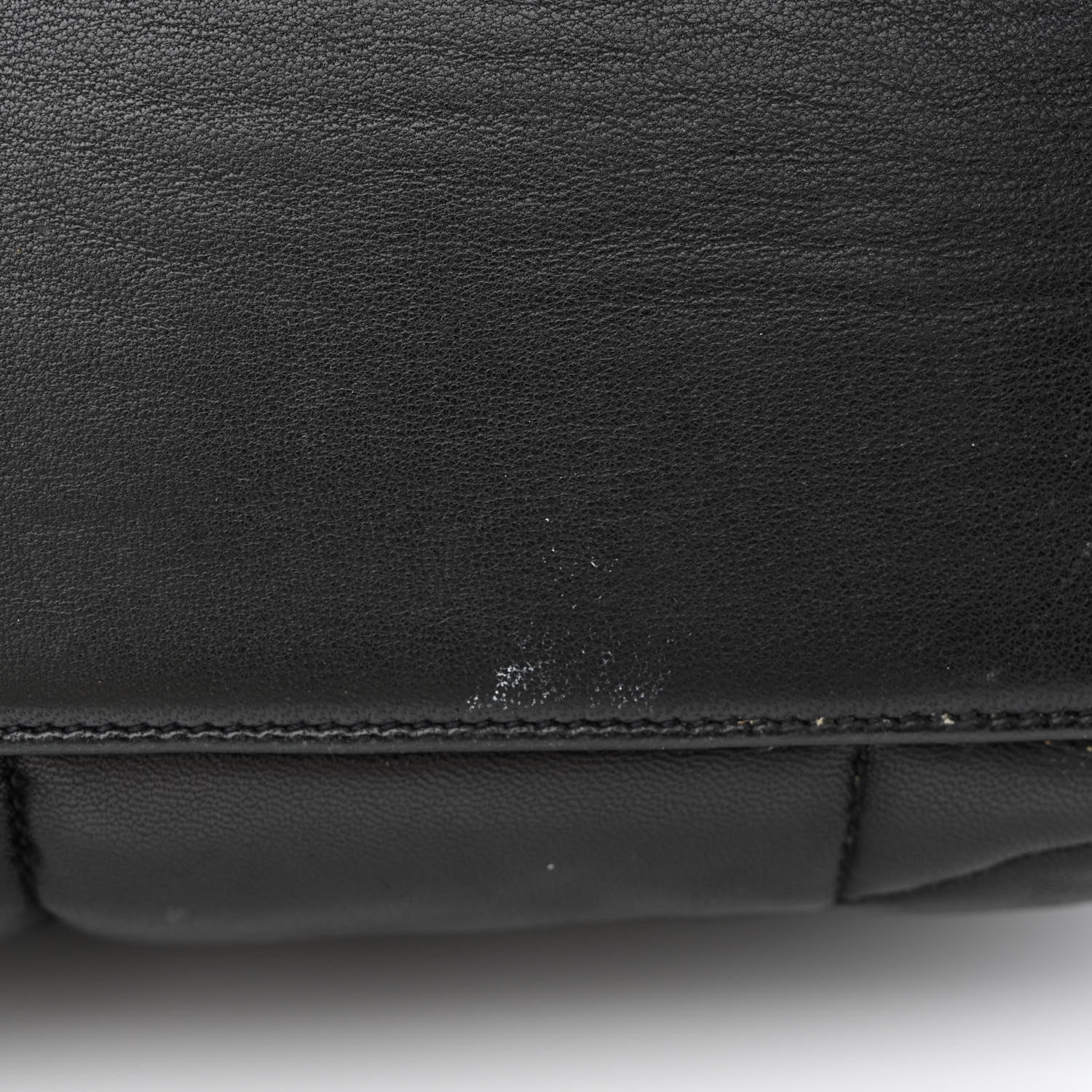 Saint Laurent Lambskin Quilted Monogram Monochrome Medium Loulou Puffer Chain Satchel Black 11 of 11