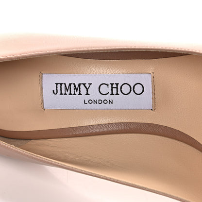 Jimmy Choo Kid Pointy Toe Romy 100 Pumps 37 Ballet Pink 7 of 14