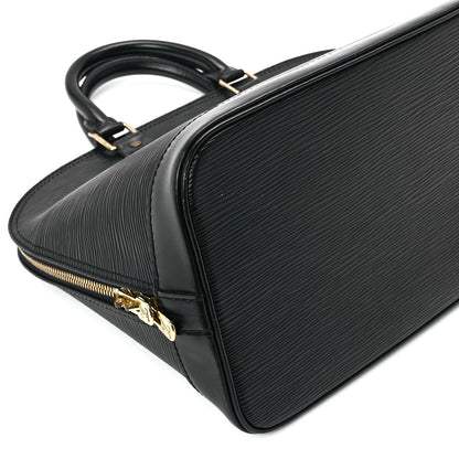 Louis Vuitton Epi Alma PM Black 11 of 13