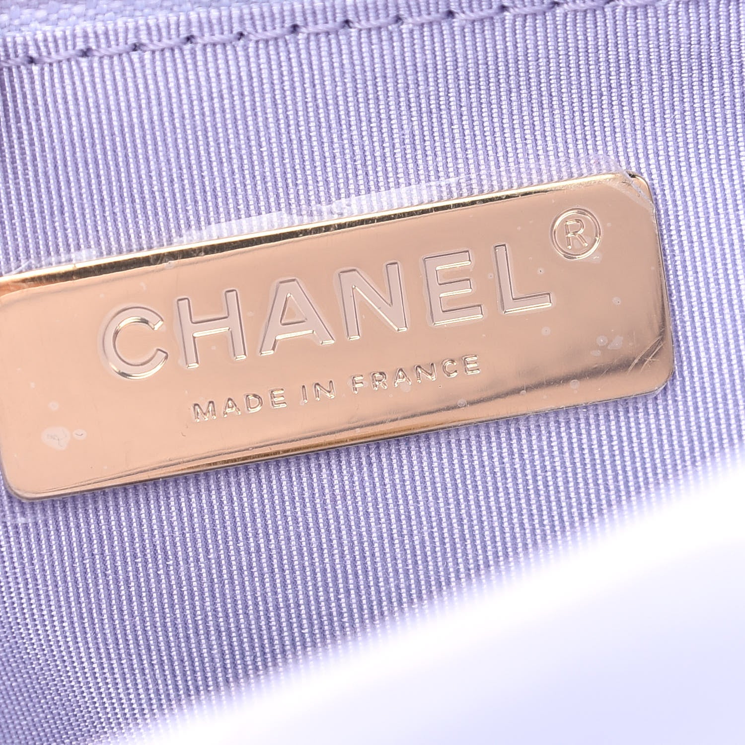 Chanel Lambskin Quilted Medium Chanel 19 Flap Light Purple 5 of 9