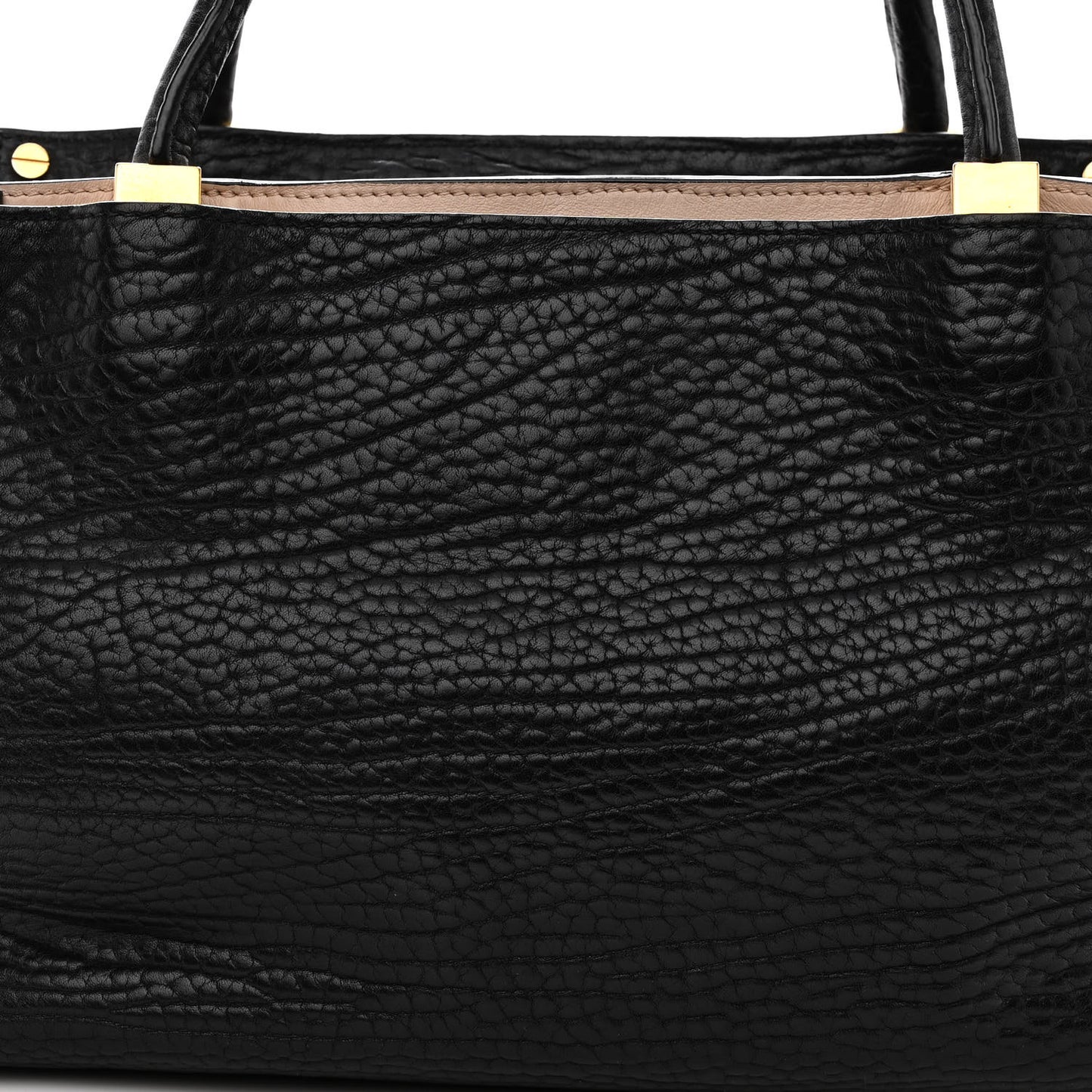Pebbled Calfskin Dree Shoulder Bag Black