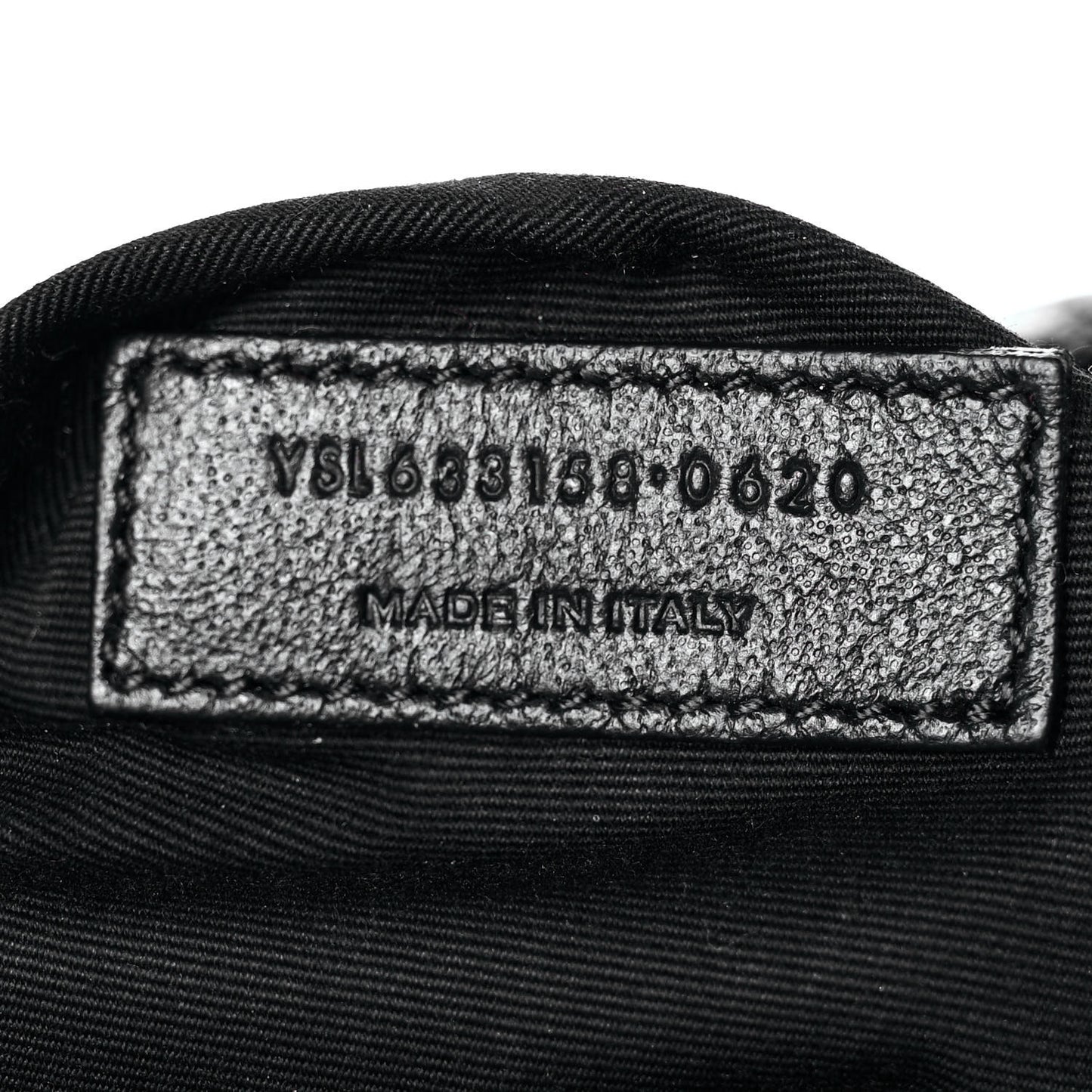 Crinkled Calfskin Matelasse Monogram Medium Niki Chain Satchel Black