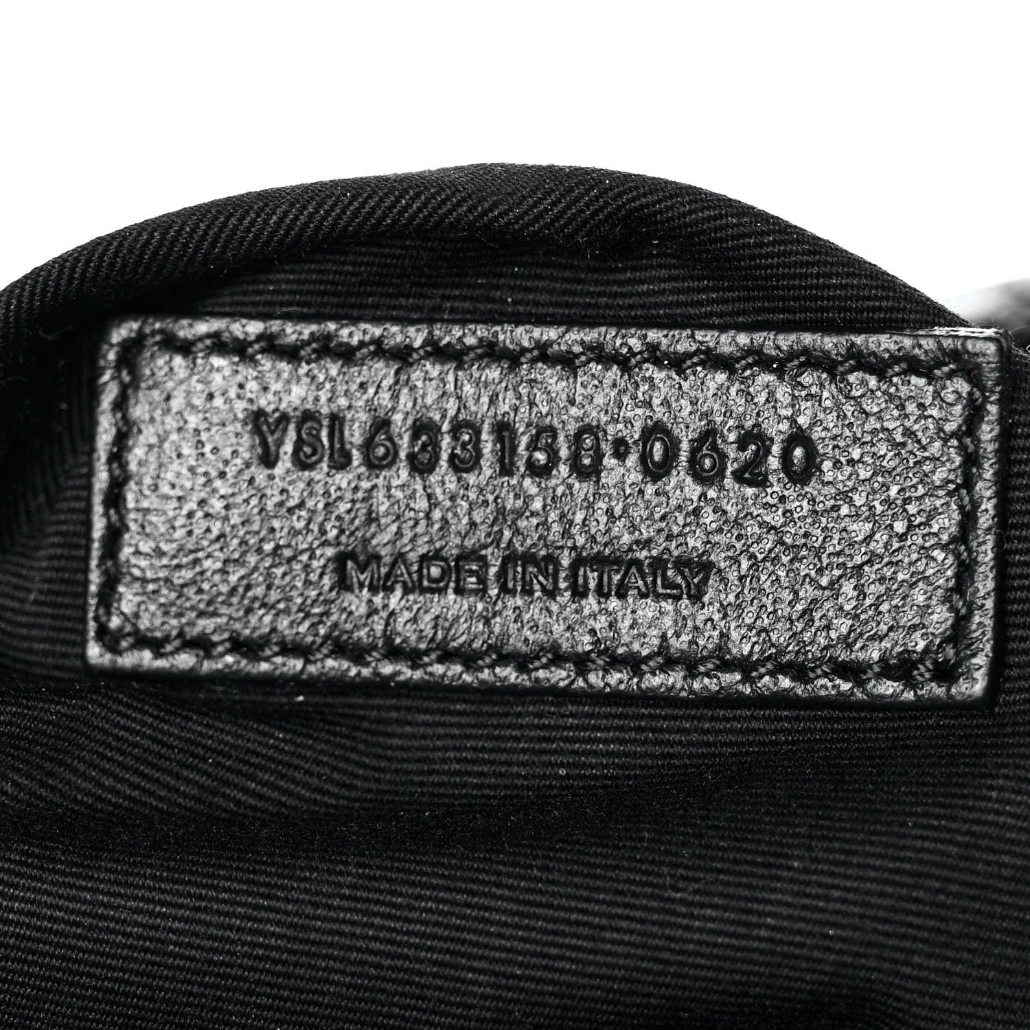 Saint Laurent Crinkled Calfskin Matelasse Monogram Medium Niki Chain Satchel Black 7 of 9