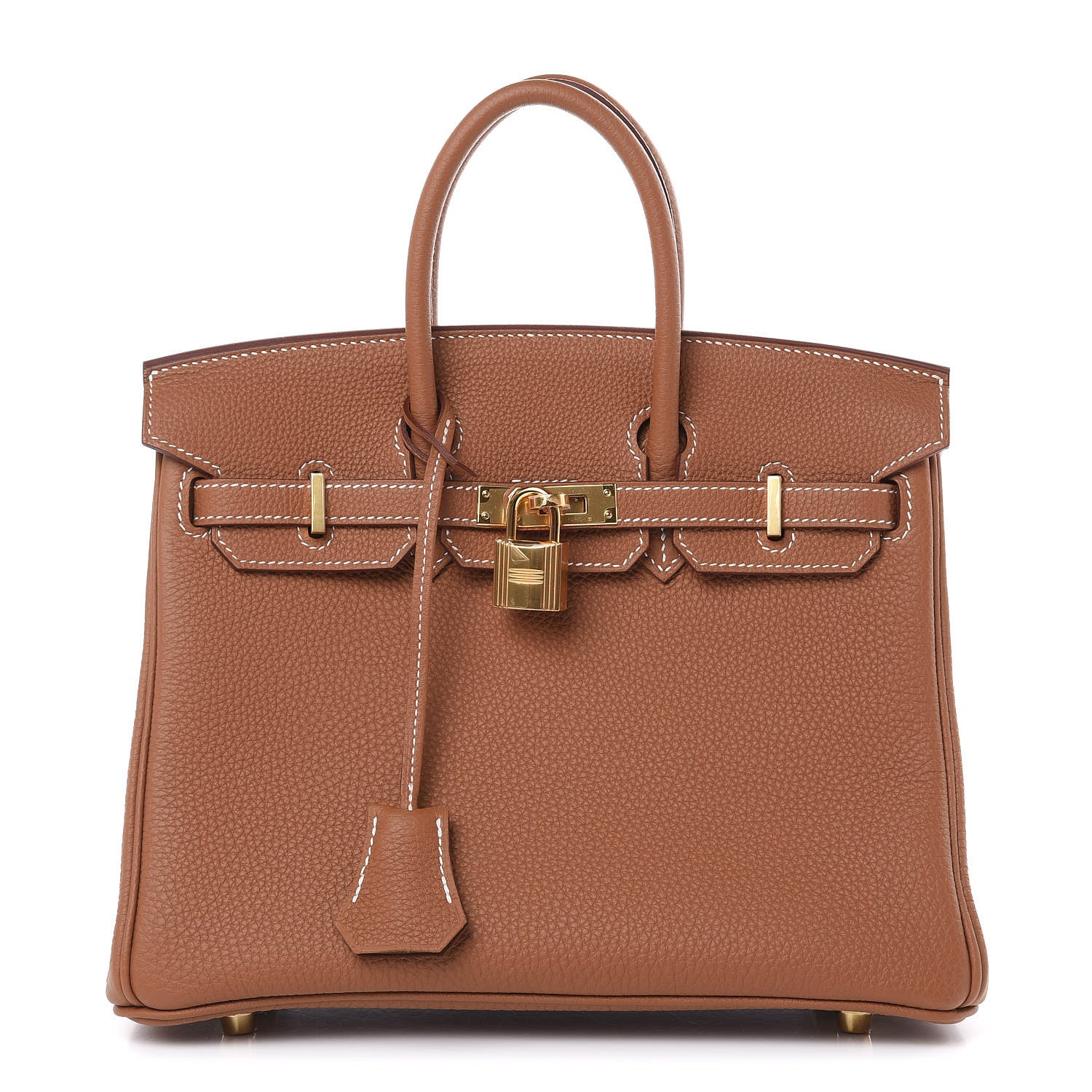 Hermes Togo Birkin 25 Gold 1 of 31
