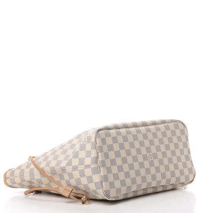 Louis Vuitton Damier Azur Neo Neverfull MM Rose Ballerine 4 of 10