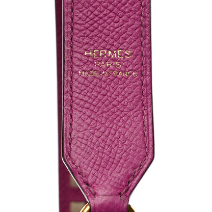 Hermes Epsom 25mm Tressage Shoulder Strap Magnolia Bleu Saphir Craie 3 of 6