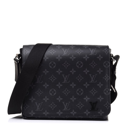 Louis Vuitton Monogram Eclipse District PM Black 1 of 9