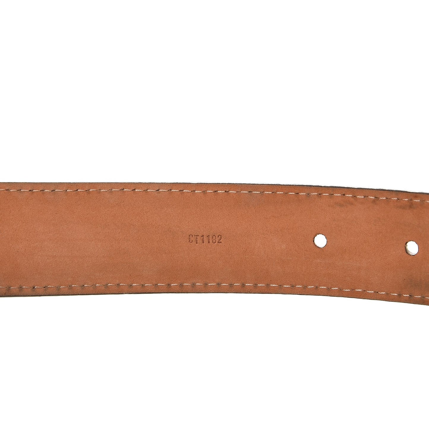 Damier Ebene Tresor Belt 80 32