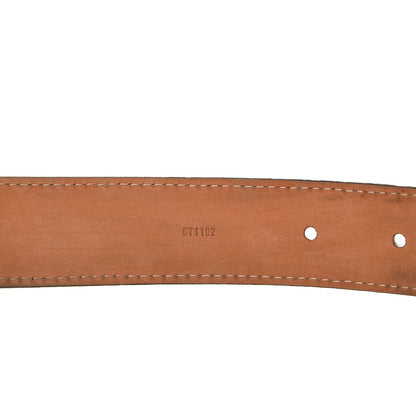 Louis Vuitton Damier Ebene Tresor Belt 80 32 6 of 8