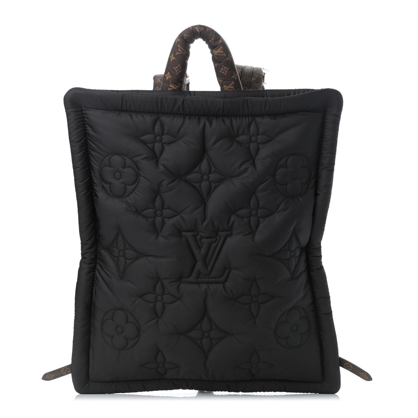 Econyl Monogram Pillow Backpack Black