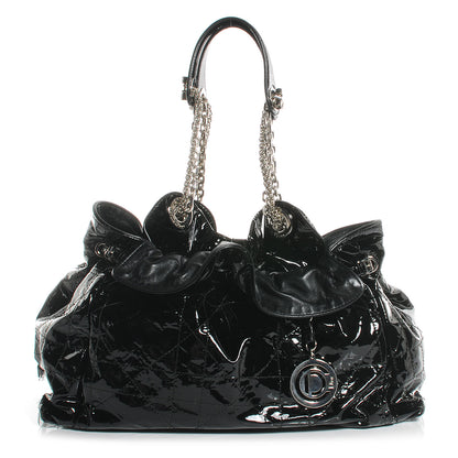 Christian Dior Patent Cannage Medium Le Trente Tote Black 1 of 7