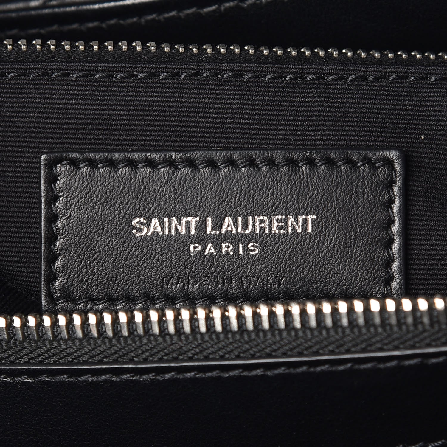 Saint Laurent Calfskin Y Quilted Monogram Medium Loulou Chain Satchel Black 7 of 13