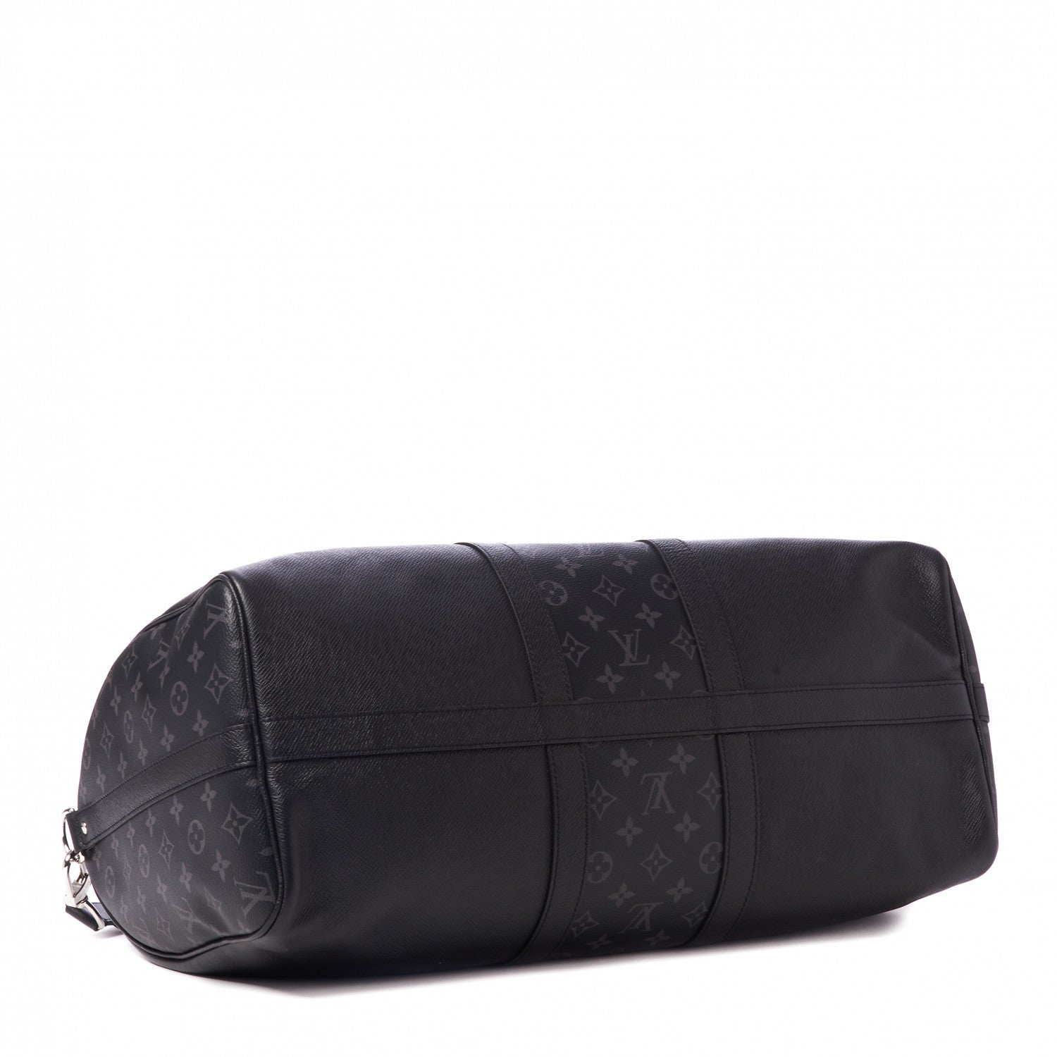 Louis Vuitton Taiga Monogram Eclipse Keepall Bandouliere 50 Black 3 of 8