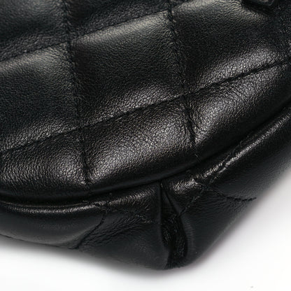 Chanel Calfskin Quilted Waist Belt Bag Black 11 of 12