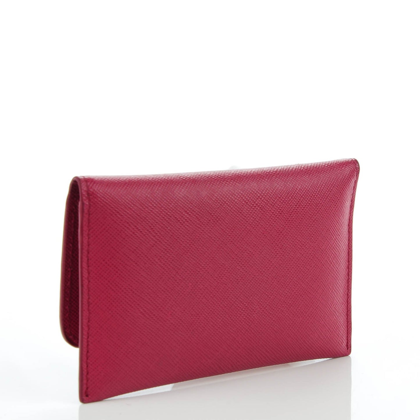 Saffiano Metal Flap Card Holder Ibisco