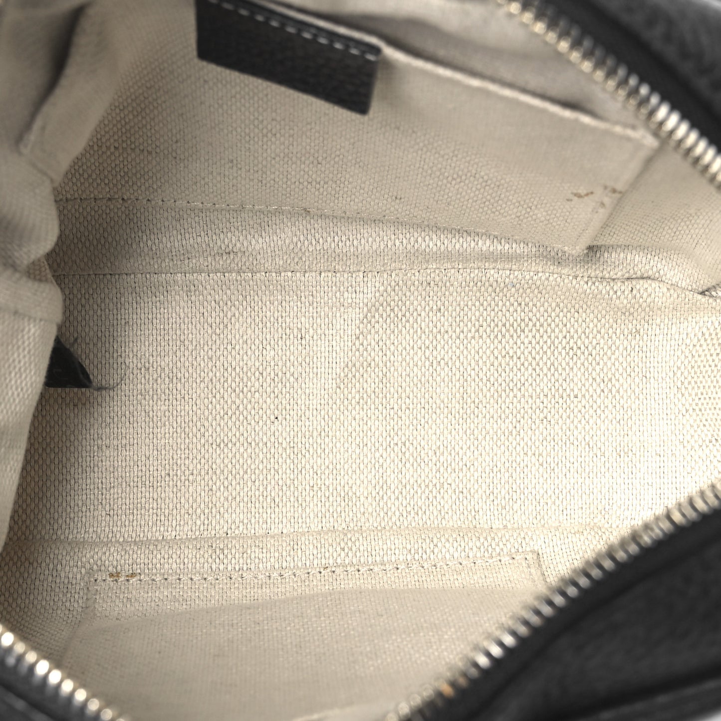 Pebbled Calfskin Small Soho Disco Bag Black