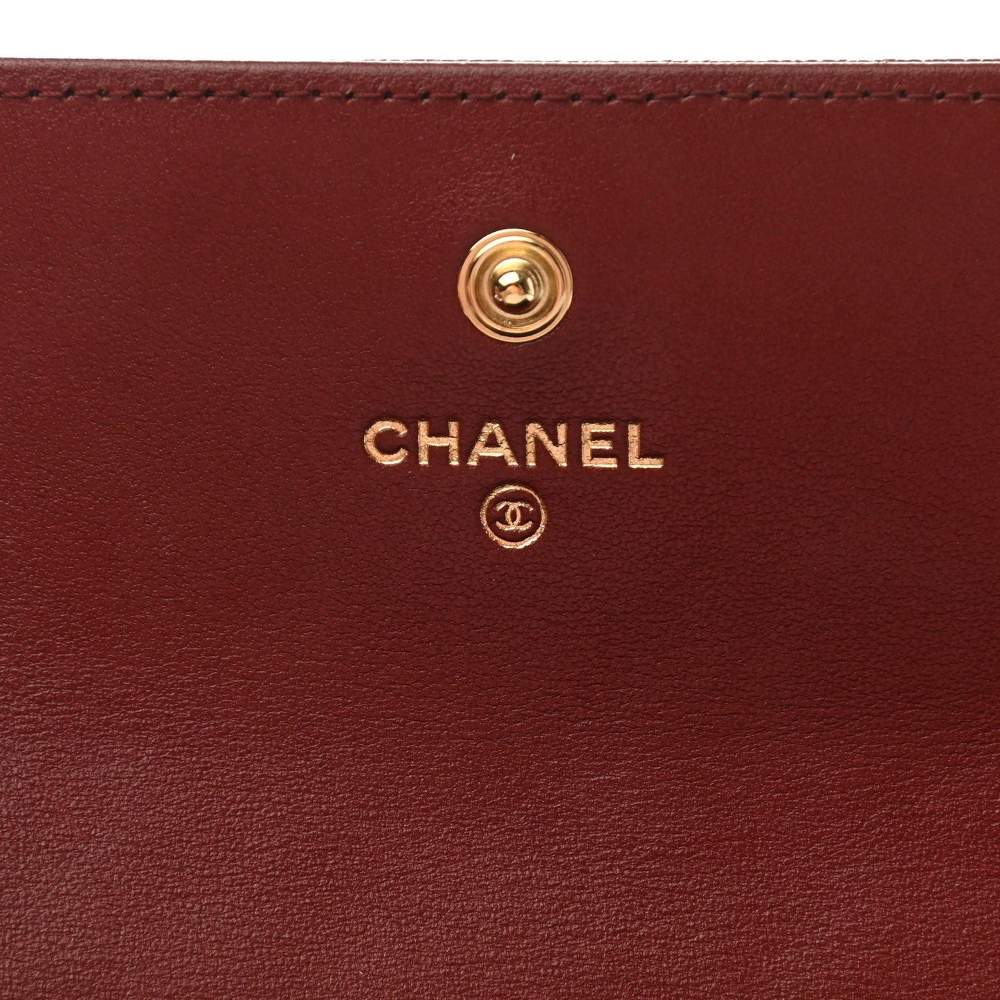 Caviar Quilted Boy Flap Wallet Red