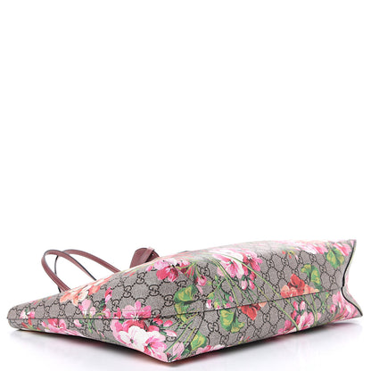 Gucci GG Supreme Monogram Blooms Medium Reversible Tote Beige Multicolor Dry Rose 3 of 8