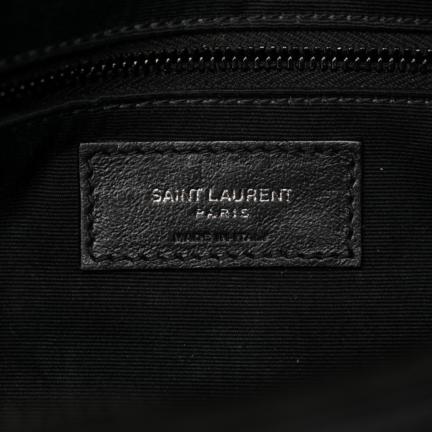 Saint Laurent Crinkled Calfskin Matelasse Monogram Niki Body Bag Black 6 of 11