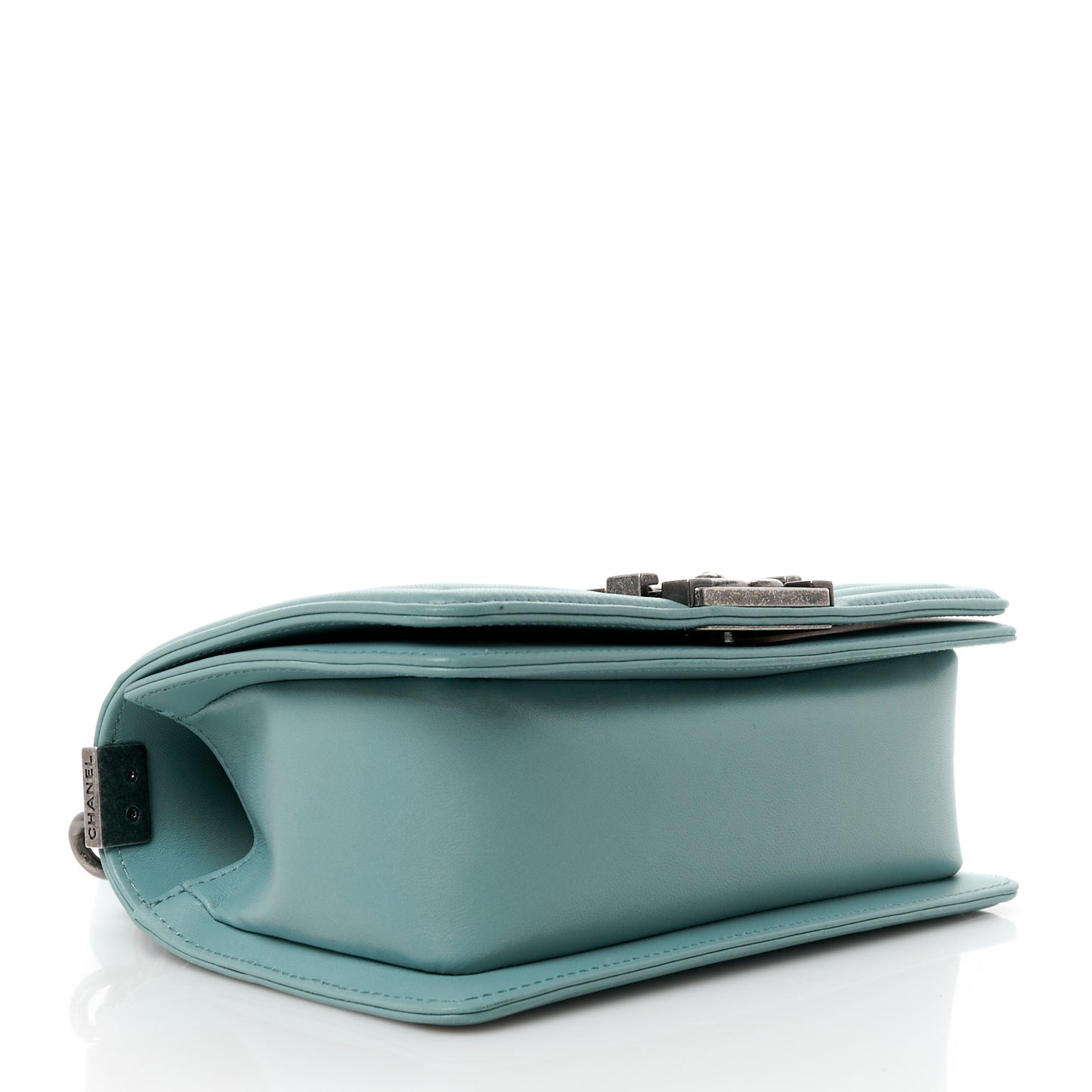Galuchat Stingray Small Boy Flap Blue