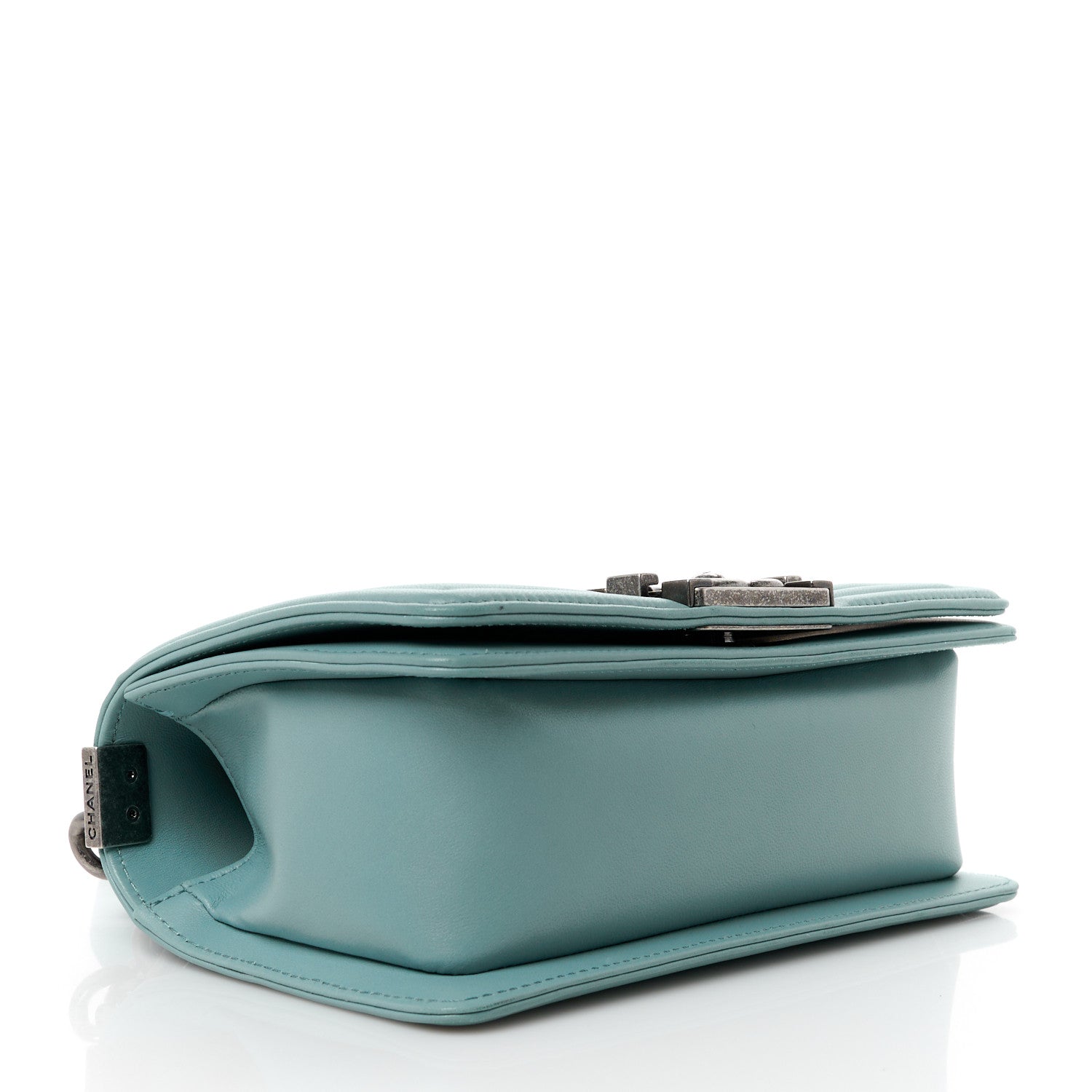 Chanel Galuchat Stingray Small Boy Flap Blue 4 of 10