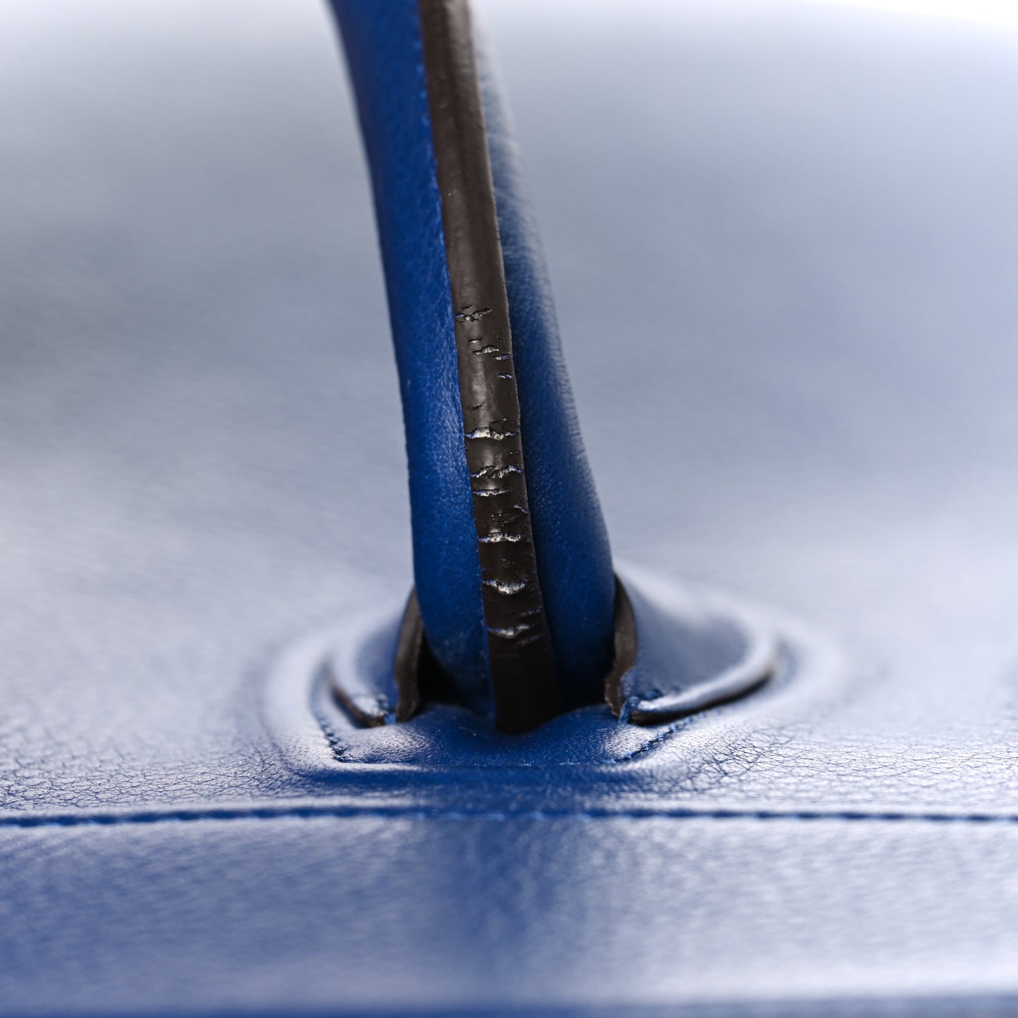 Supple Calfskin Medium Phantom Luggage Indigo