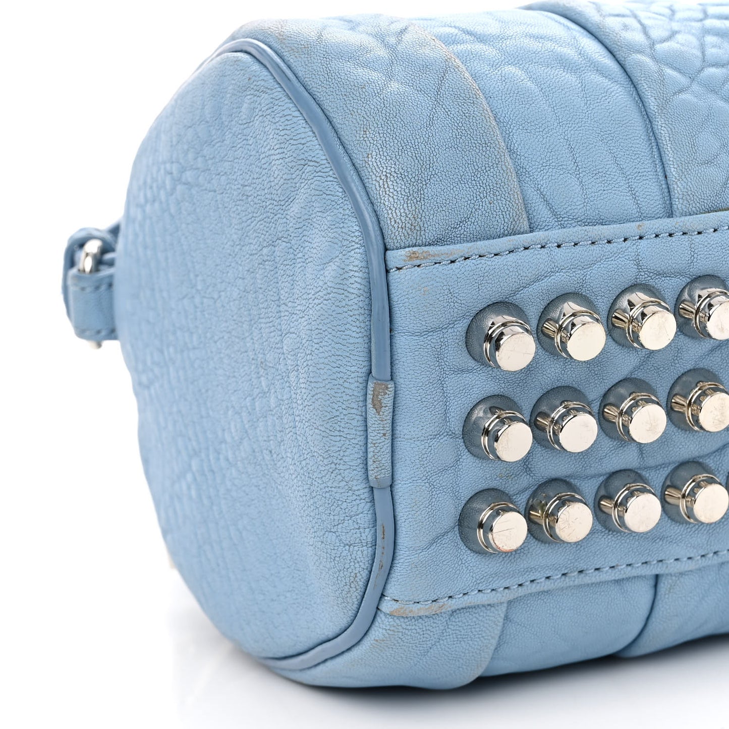 Pebbled Lambskin Mini Rockie Atlas Rhodium Hardware