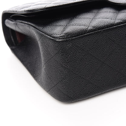 Chanel Caviar Quilted Jumbo Double Flap Black 8 of 11