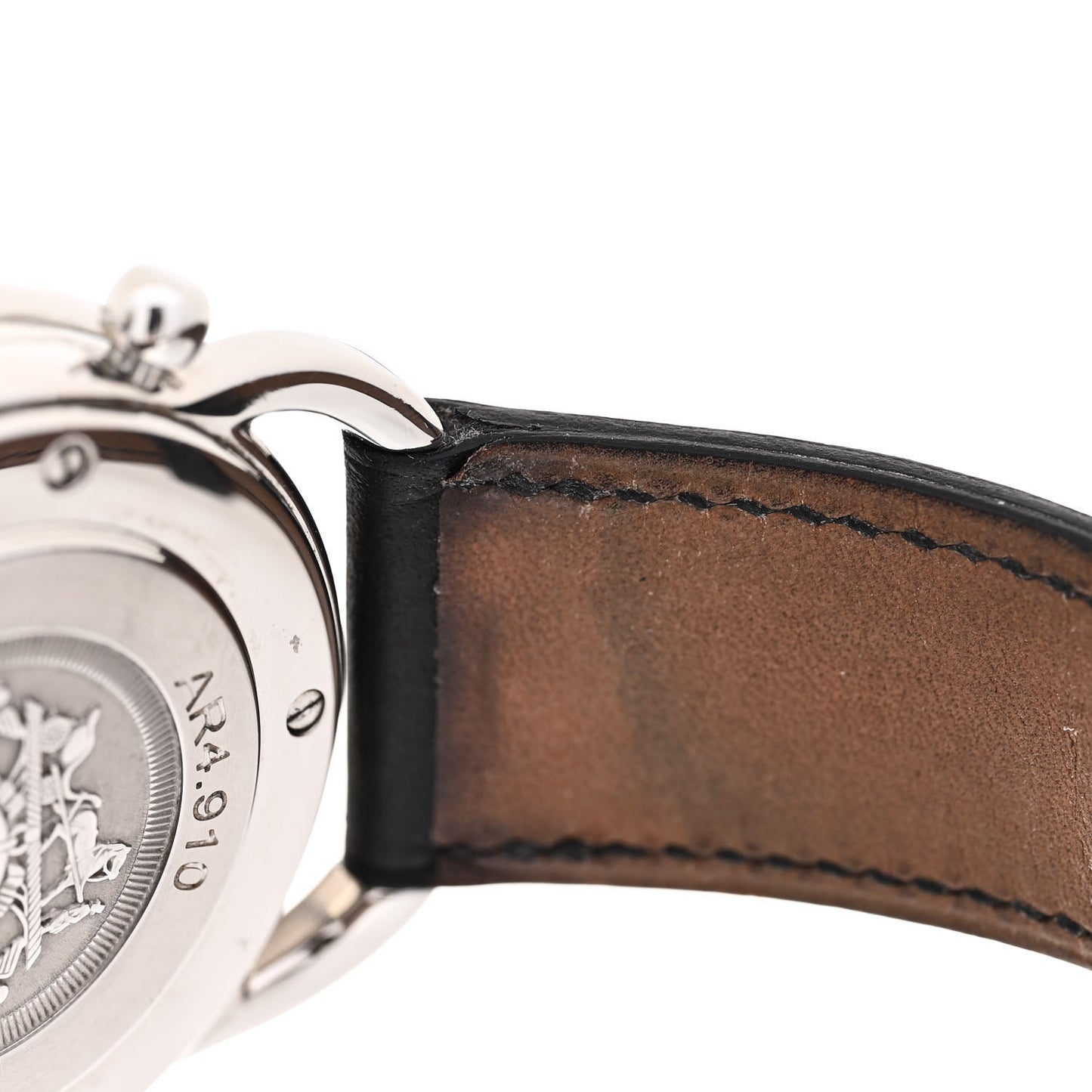 Stainless Steel Barenia 43mm Arceau Chronograph Automatic Watch Noir