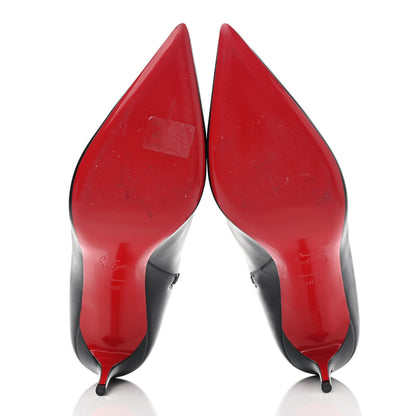 Christian Louboutin Calfskin So Kate Booty 100 Ankle Boots 40.5 Black 10 of 22