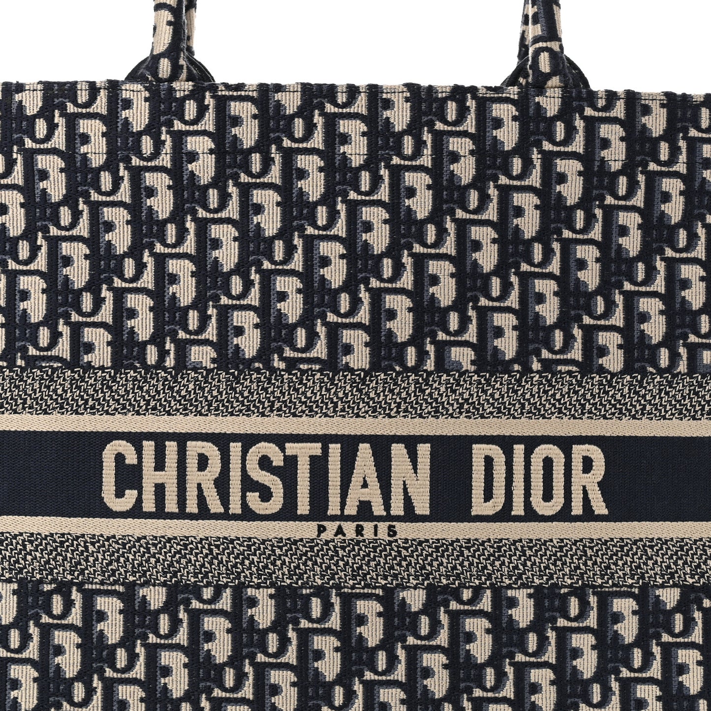 Oblique Large Book Tote Blue Multicolor