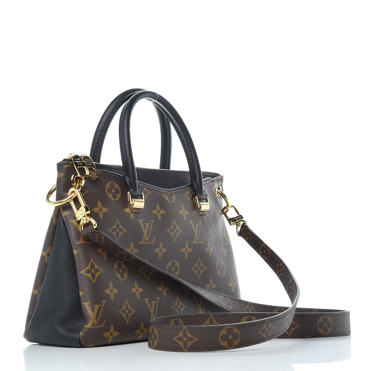 Louis Vuitton Monogram Pallas Full BB Black 3 of 9