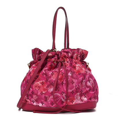 Louis Vuitton Nylon Monogram Ikat Noefull MM Rose Indien 1 of 23