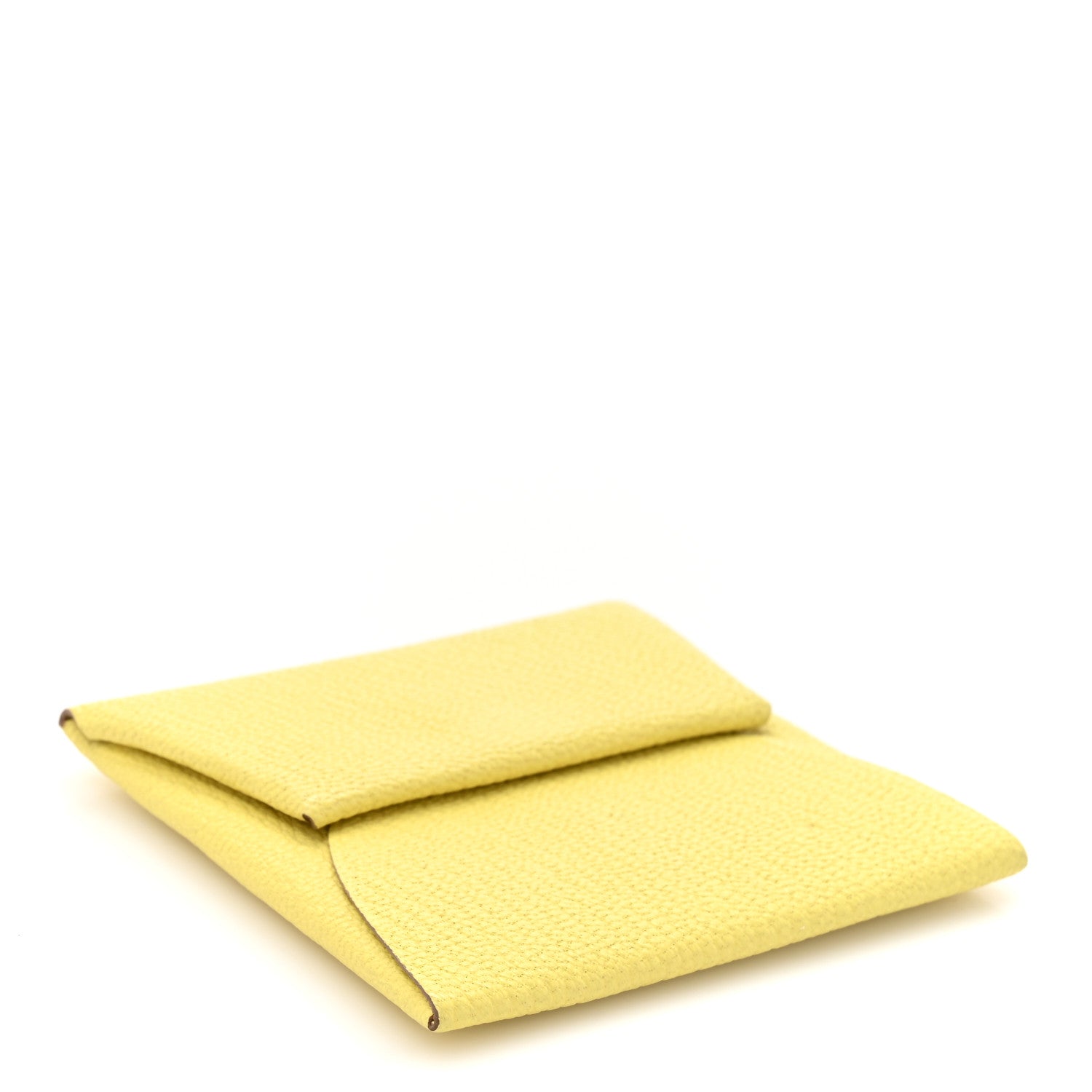 Hermes Chevre Mysore Bastia Coin Purse Lime 4 of 10