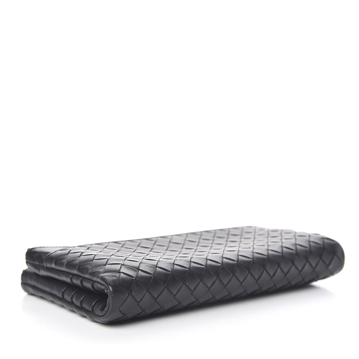 Bottega Veneta Nappa Intrecciato Double Zip Clutch Wallet Black 4 of 7