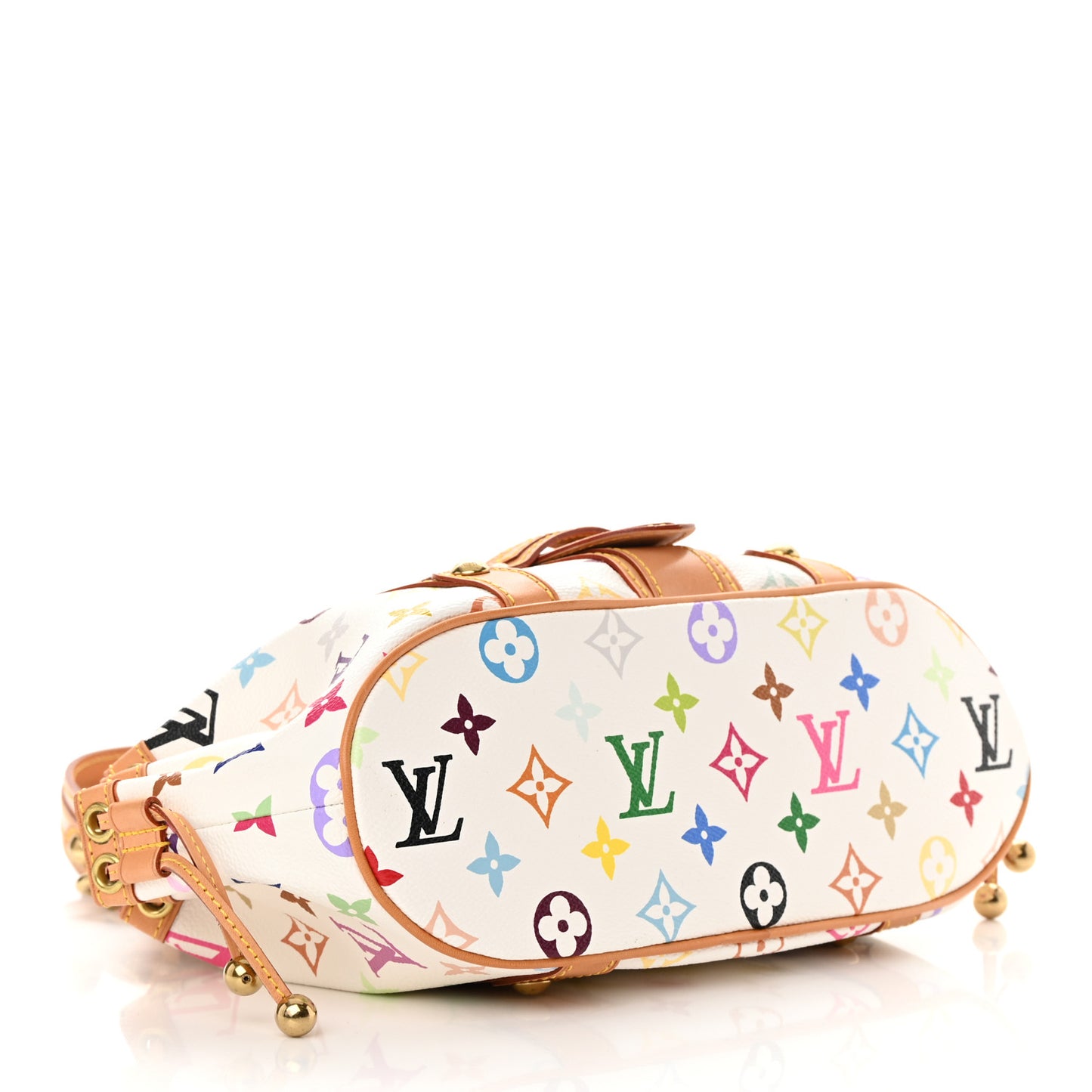 Monogram Multicolor Theda GM White