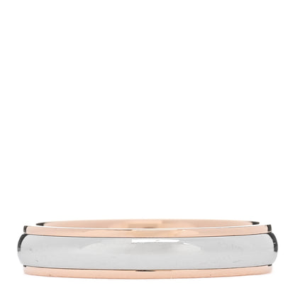 Tiffany Platinum 18K Rose Gold 4mm Together Milgrain Wedding Band Ring 56 7.5 3 of 5